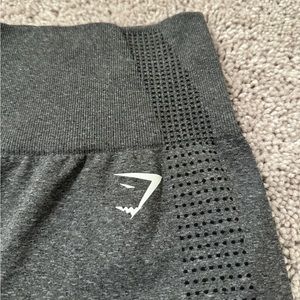 GYMSHARK vital seamless 2.0 leggings in DARK GREY, size XL